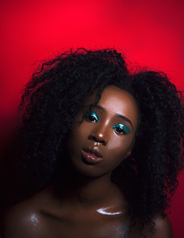 mojo d nyc, mojo disco, makeup, beauty, editorial, mua, fashion, editorial, Moon Livingston, wet eye, black models