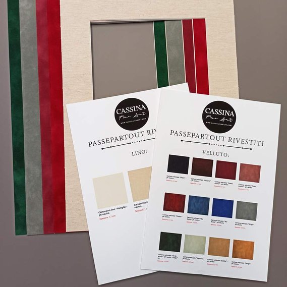 Passepartout rivestiti