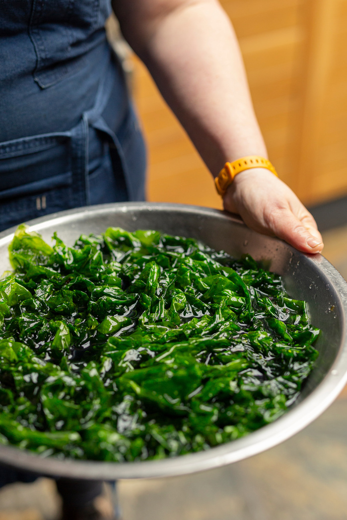 Jess uses seaweed in her menu at Kai Restaurant.