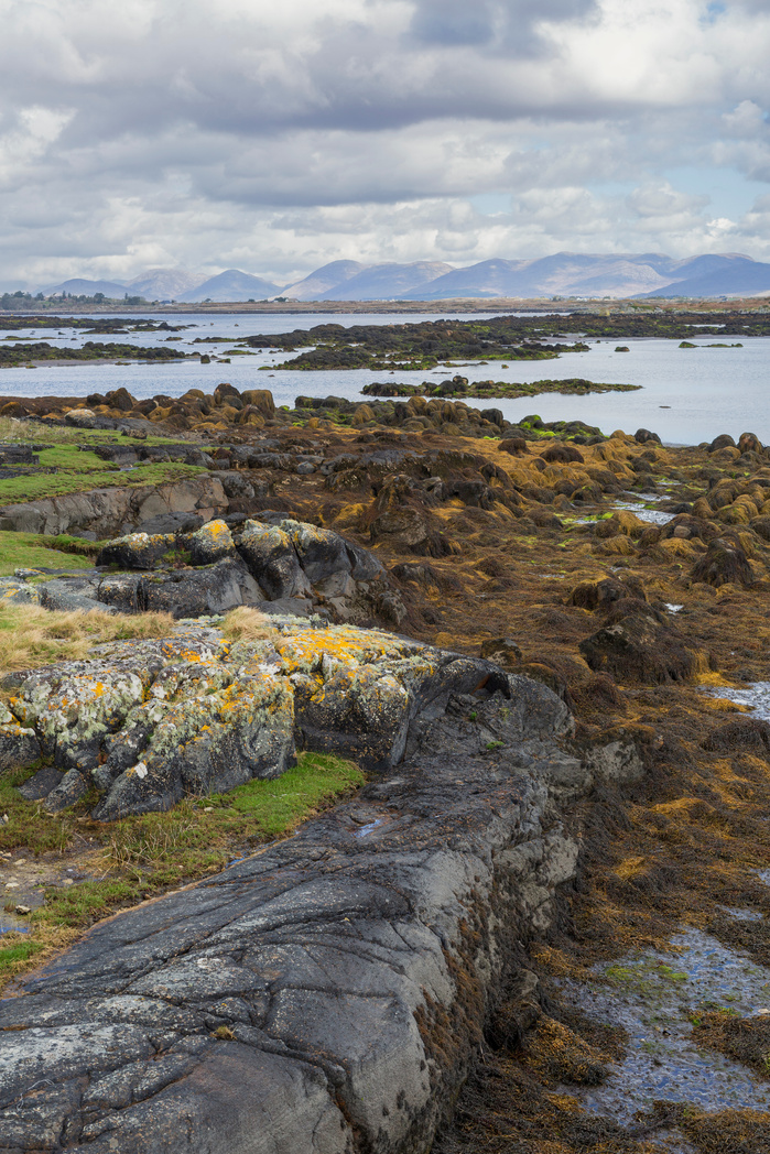 Landscape views of Connemara on the way to Connemara's Seaweed Centre