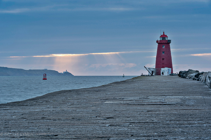 Poolbeg Lighthouse at Sunrise