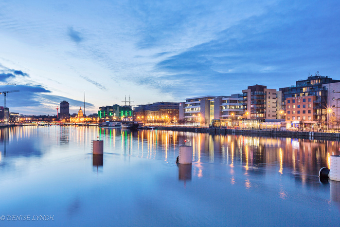 View of the Quays From Samuel Beckett Bridge