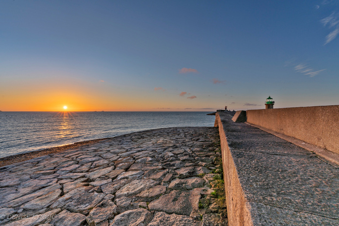 View From Dun Laoghaire East Pier at Sunrise