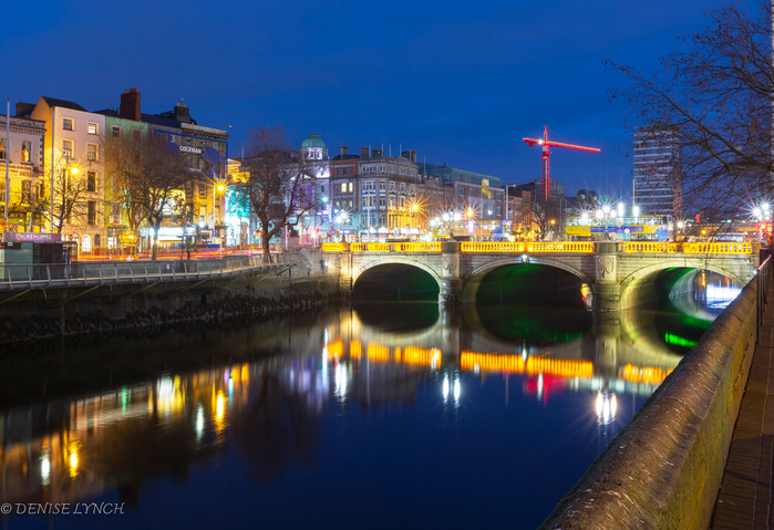O'Connell St. Bridge at Night