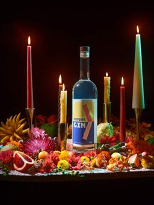 future gin, bottle photography, still life, beverage photography, product photography