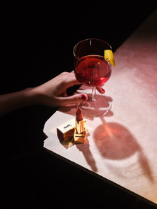 lipstick, product photography, still life, beauty, cocktail, moody photography, food photography, beverage photography