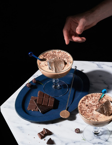 Food stylist: Laura Kinsey Dolph, chocolate photography, cocktail photography, espresso martini