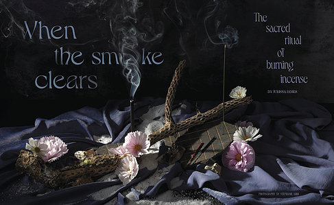 Stephanie Shih for LATimes Image, incense, still life, commissioned, editorial photography, Los Angeles Times