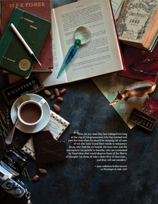 dark chocolate flatlay m.k.fischer