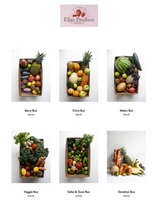 fruit and produce boxes