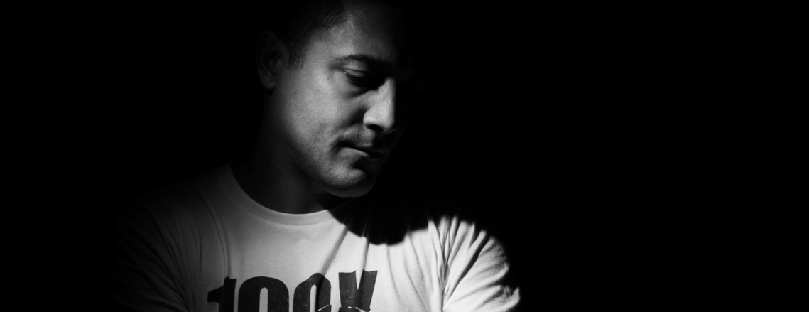 Black and White self portrait of London photographer Stefan Jakubowski