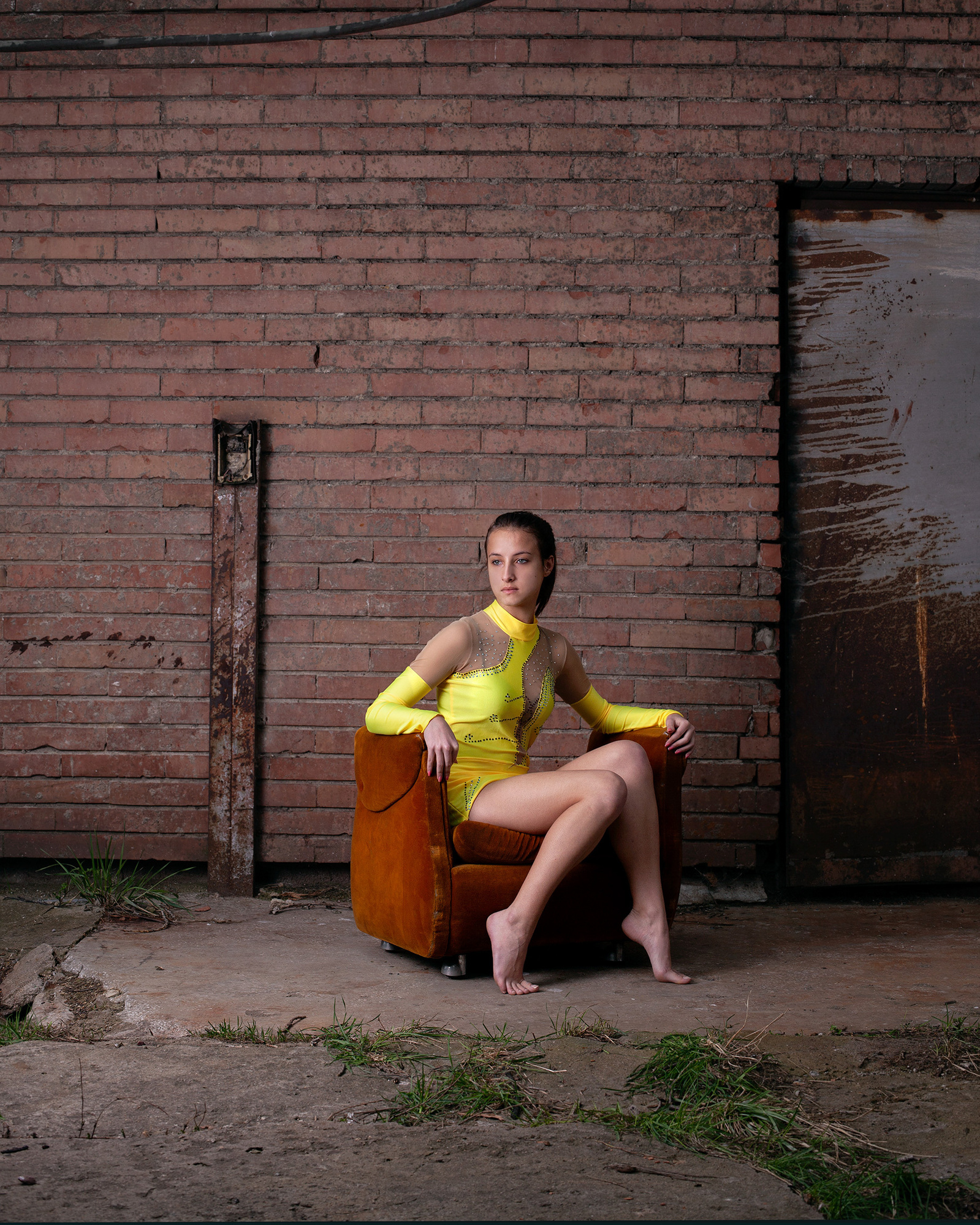 Portrait gymnast