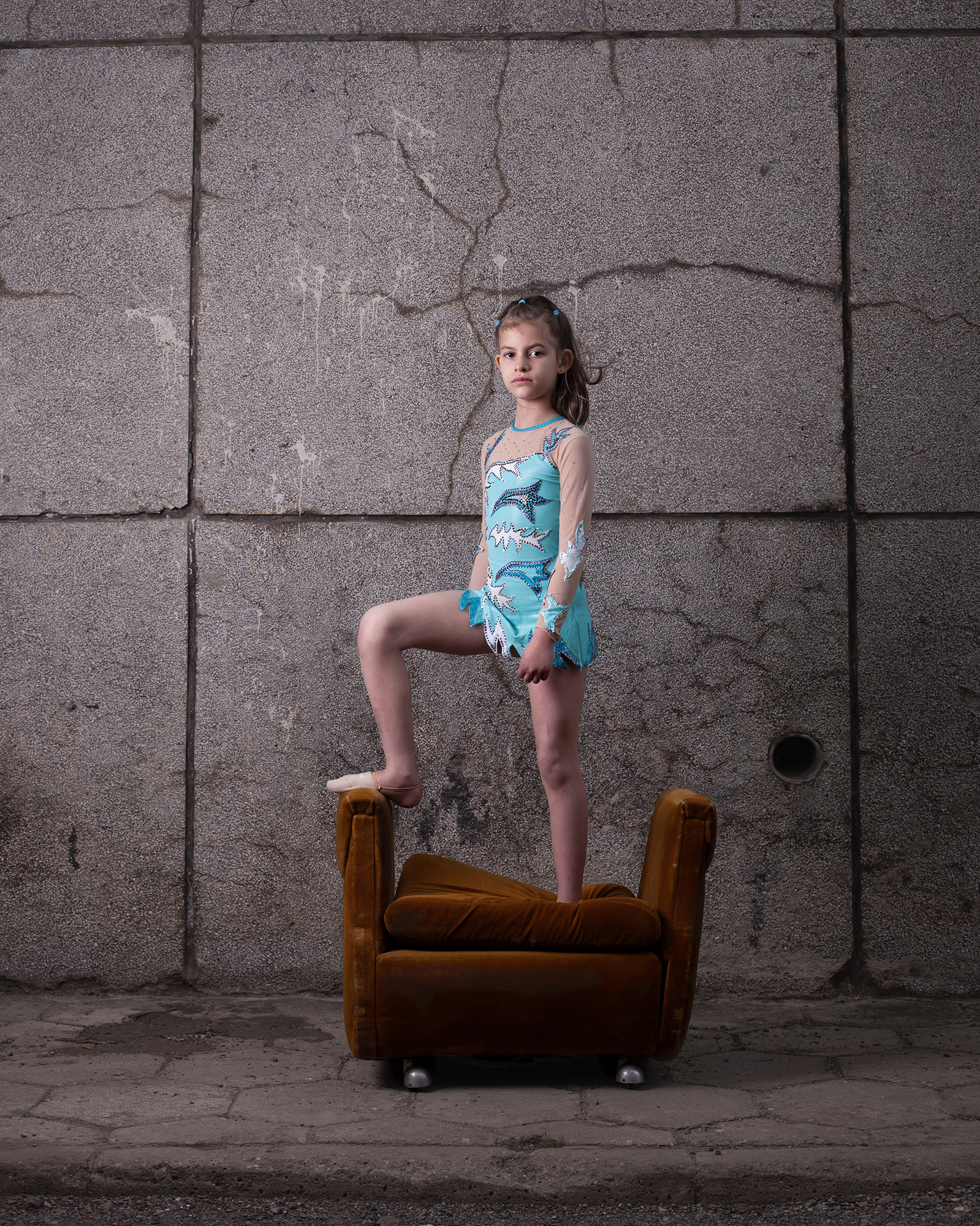 Portrait gymnast