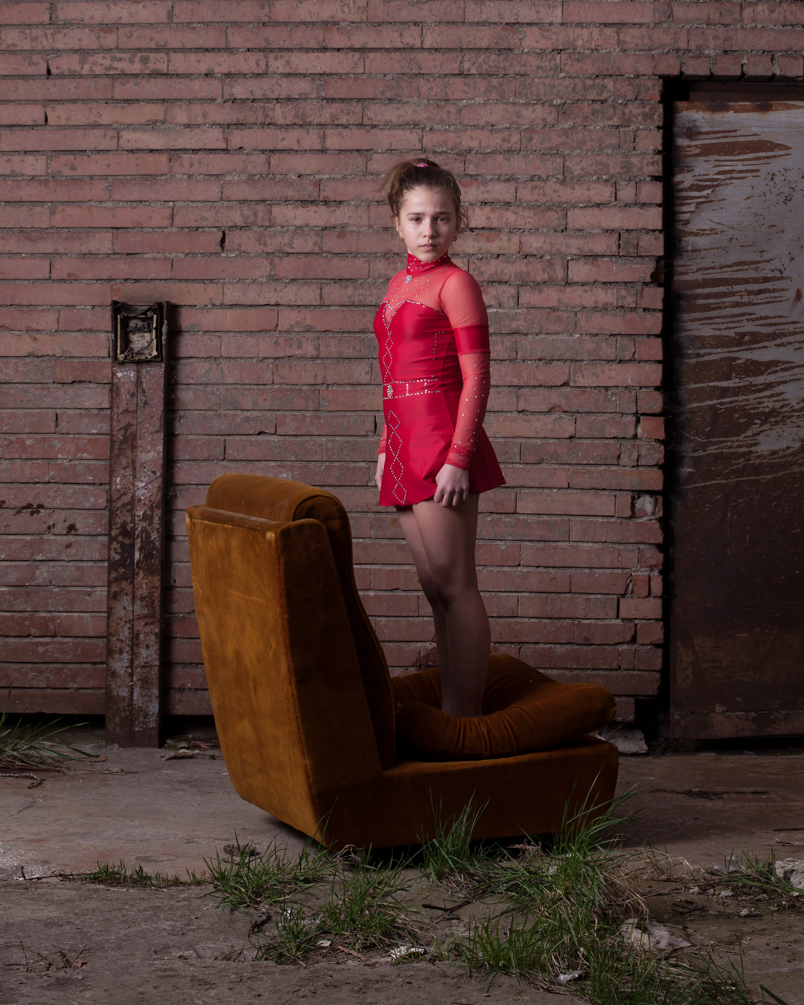 Portrait gymnast