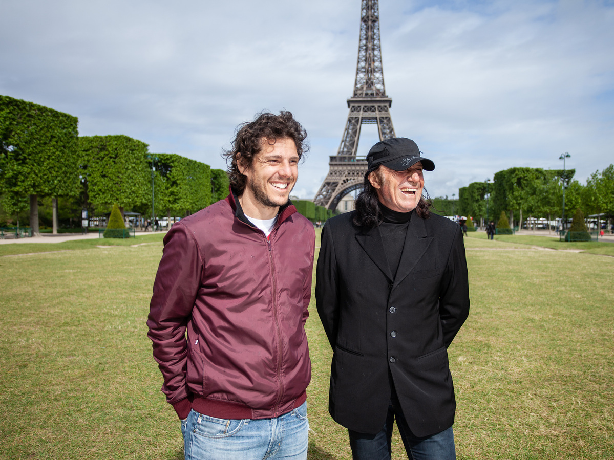 Gaston Gaudio & Guillermo Vilas
Advertising peugeot