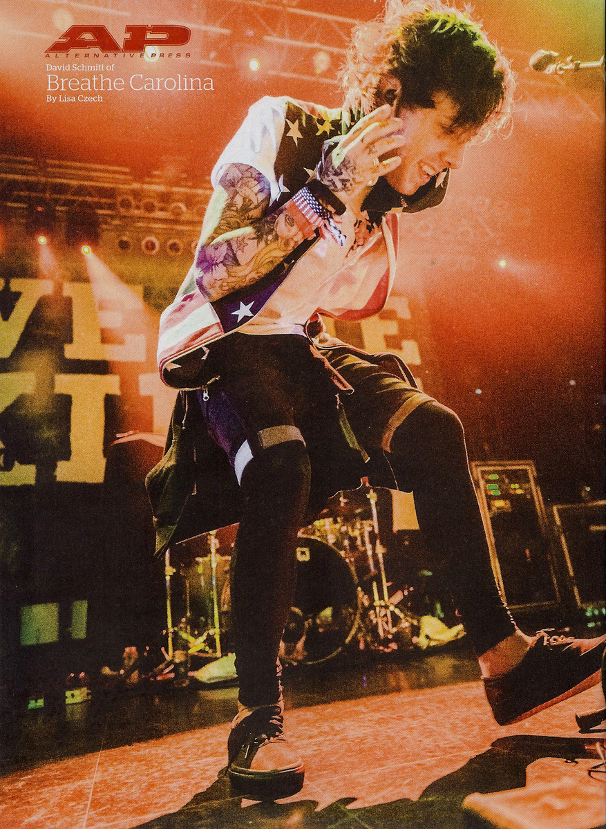 Photo of the Ready Set in concert in Alternative Press 
Magazine by Boston music photographer Lisa Czech