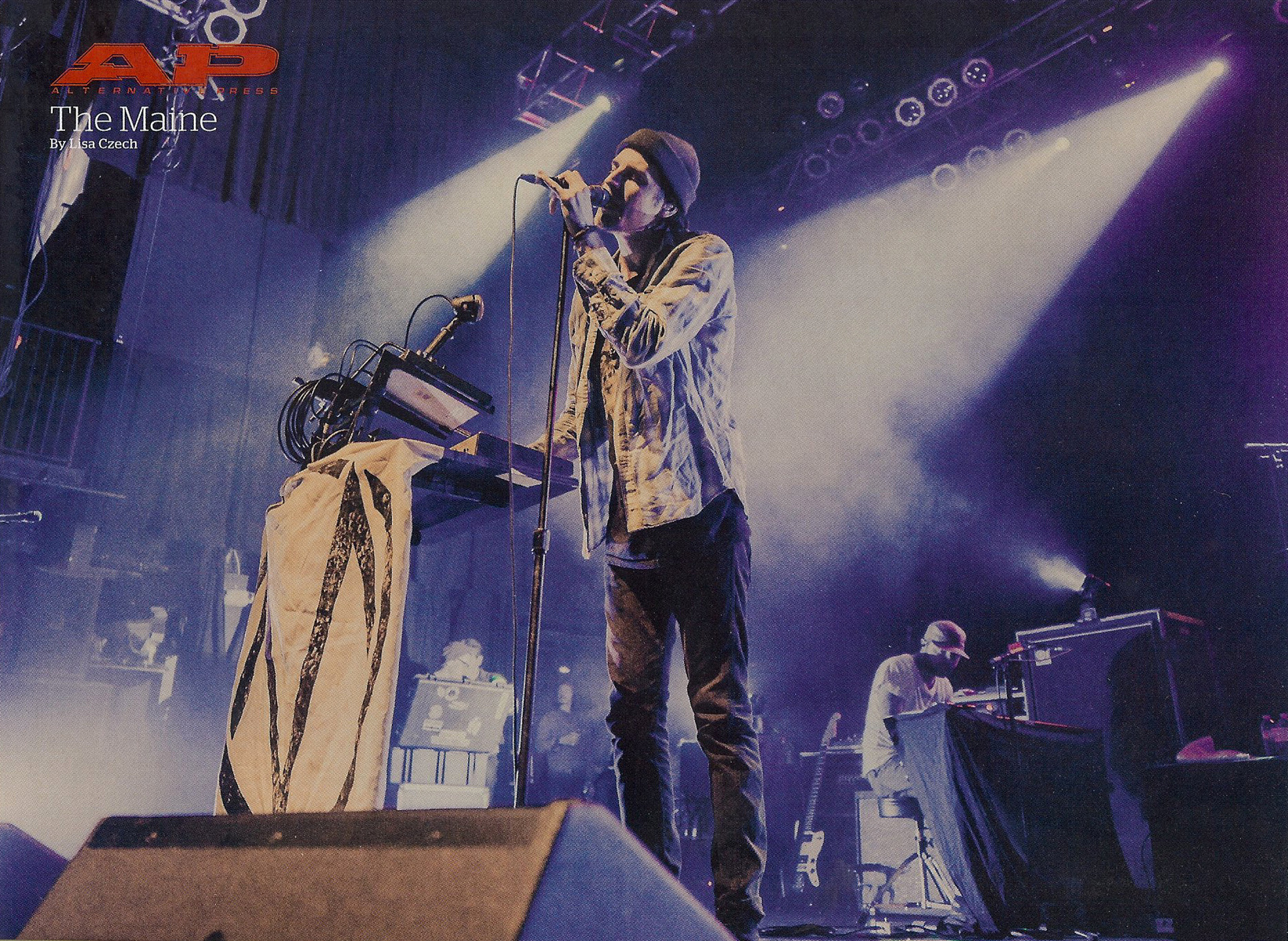 Photo of the Maine in concert in Alternative Press 
Magazine by Boston music photographer Lisa Czech