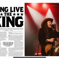 Feature of Marcus King in concert in Classic Rock Magazine by Boston music photographer Lisa Czech