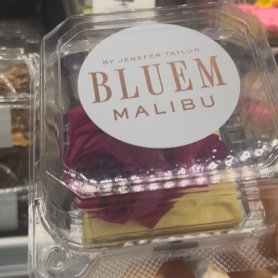 bakery, vintage grocers, baked goods malibu, cake squares, custom olive oil cakes, bluem malibu