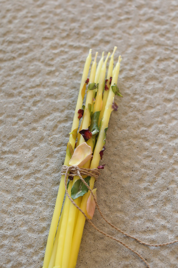 beeswax candles, 100 percent beeswax candles, birthday candles, birthday cakes