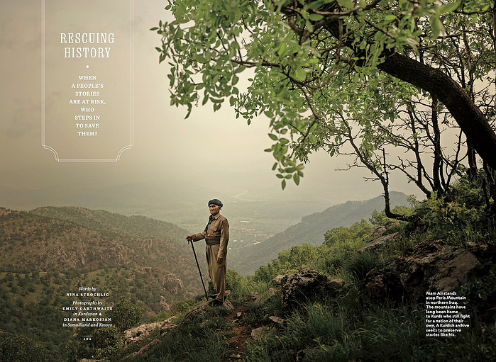 Emily Garthwaite photographs communities across the Kurdistan Region of Iraq focusing on archive and preservation of cultural heritage for National Geographic Magazine.