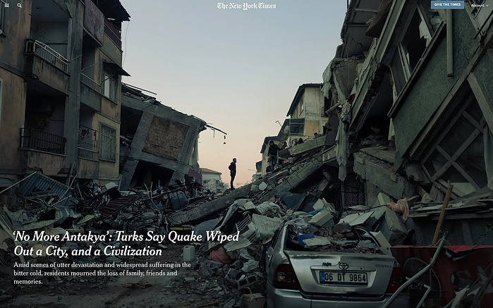 New York Times No More Antakya, Turkey Earthquake Photographed by Emily Garthwaite