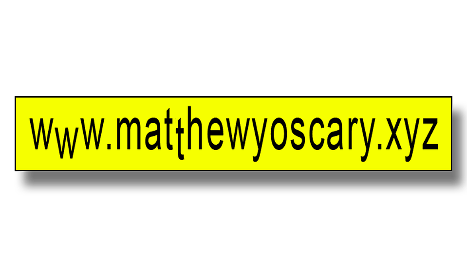 Matthew Yoscary's Portfolio