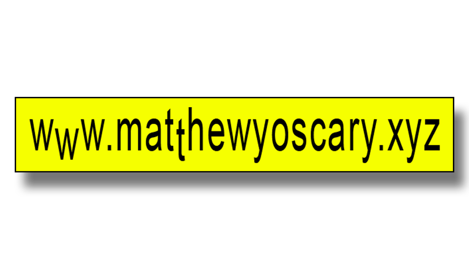 Matthew Yoscary's Portfolio