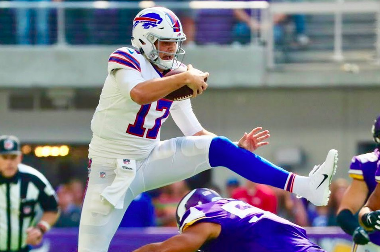 This is a game action shot of the Buffalo Bills shot by Bill Wippert.