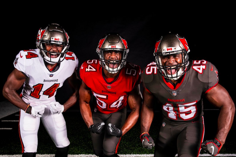 A photoshoot image shot by Tampa Bay Bucs' team photographer Kyle Zedaker.