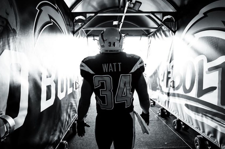 An image shot by Los Angeles Chargers photographer Mike Nowak.