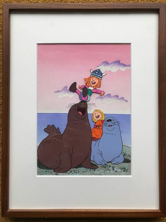 vicky the vicking hanken cel