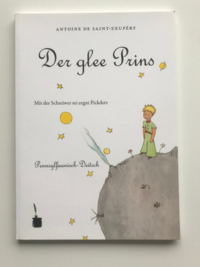 German Pennsylvanian petit prince little prince Der Glee Prins