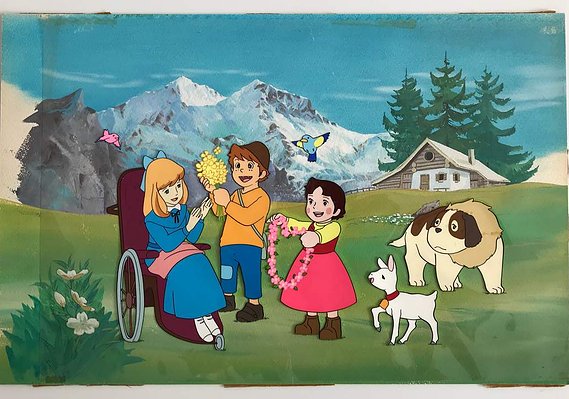 heidi hanken cel Heidi アルプスの少女ハイジ Arupusu no shōjo Haiji - 