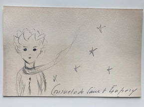 Consuelo Saint Exupery original drawing