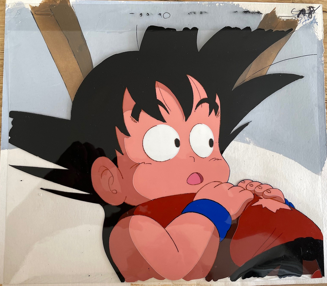 Goku Dragon Ball animation cel