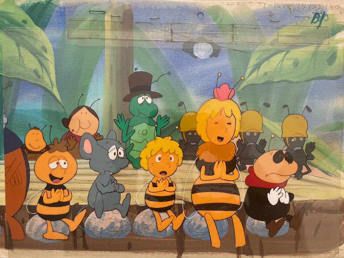 Maya the bee Zuiyo, original cel hanken cel