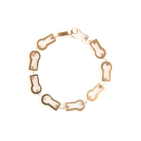 Eszter Zámori's piece created for Challenge 2023 Jewelry and Travel. Titled Other Places - Italian City-States bracelet.