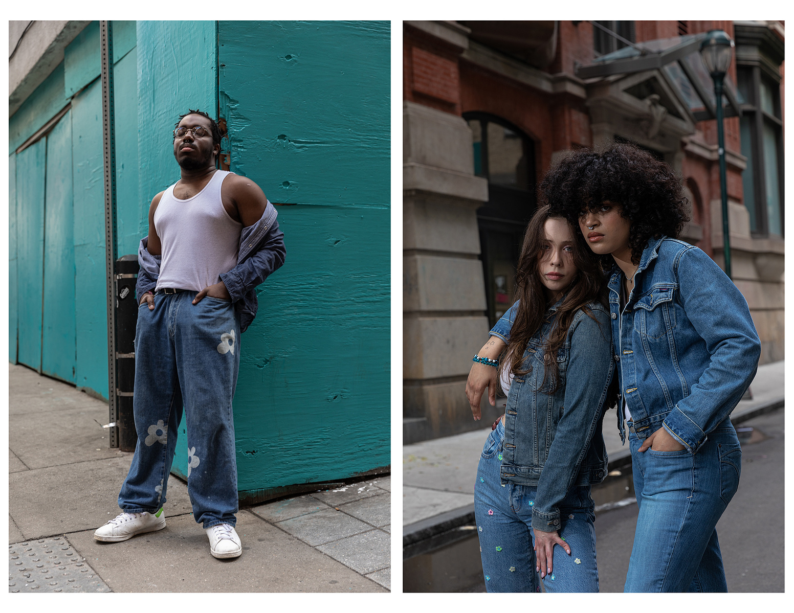 All work was done between a group collaboration for University of the Arts' Fashion class. All artists presented are Justin Henry, Jackson Leach, Leah Reso, & Andrew O'Connor.

