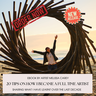 This ebook is written to provide practical tips that she has learnt over many years in order to help you gain insight on how she maintained her art practise full time and to give you the tools if you decide to transition into a full time artist.