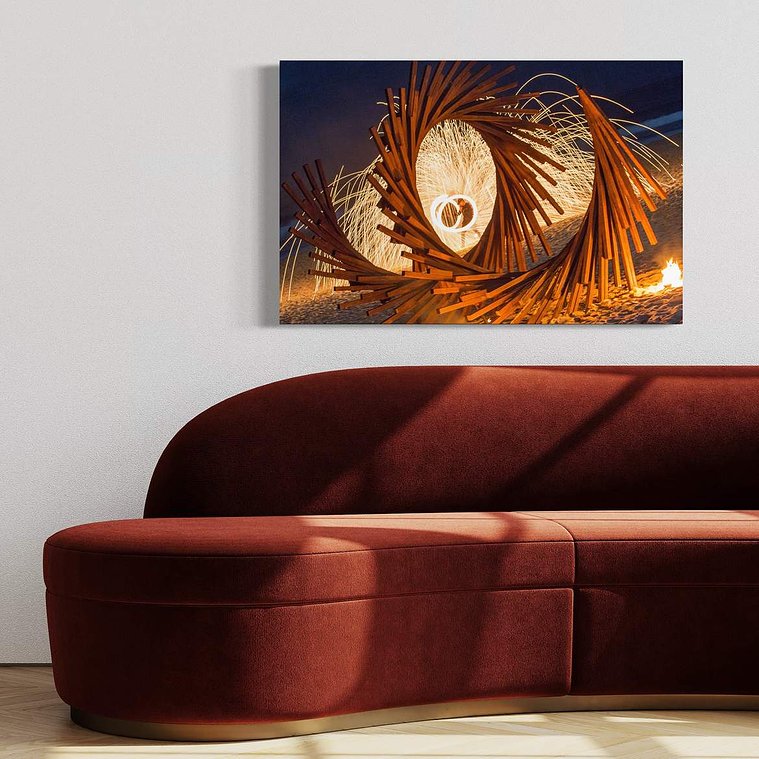 Australian art prints, Australian artist, Art Prints for sale, High quality art print, photography prints, sculpture art prints, sacred geometry art, beach art print, spiral sculpture, Australian sculpture, fire art prints, fire performance photography, 