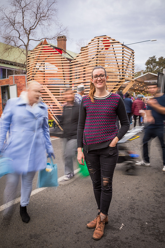 Artist Melissa Carey, Sydney Artist, Female Australian Artist, contemporary artist, installation artist Sydney, suspended installation, art installation Sydney, art installation Australia, public art Australia, timber art sculpture, wood heart sculpture, 