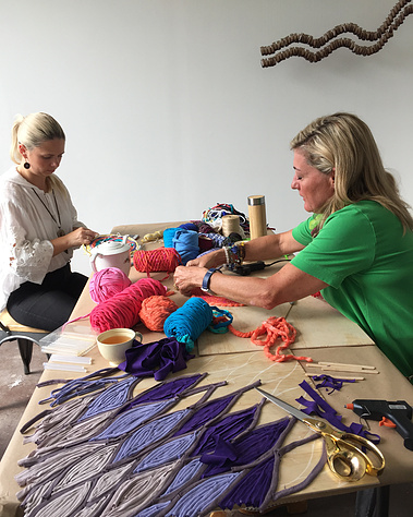 Macrame, macrame workshop, macrame weaving, macrame class, workshop, craft workshop, art studio, crafty skills, craft, art workshop, sydney, alexandria, artist melissa carey, birthdays, classy hen's nights, hens, fun night, corporate events