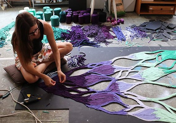 Macrame, macrame workshop, macrame weaving, macrame class, workshop, craft workshop, art studio, crafty skills, craft, art workshop, sydney, alexandria, artist melissa carey, birthdays, classy hen's nights, hens, fun night, corporate events
