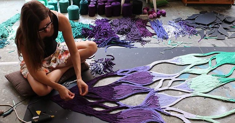 Artist Melissa Carey, Sydney Artist, Female Australian Artist, contemporary artist, installation artist Sydney, suspended installation, art installation Sydney, art installation australia