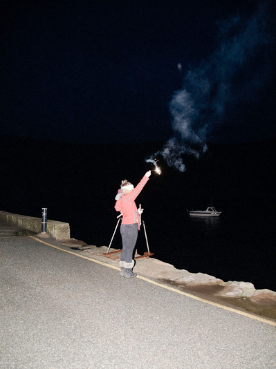Images from my personal photography project A swim into the wild shot around Wales, UK.