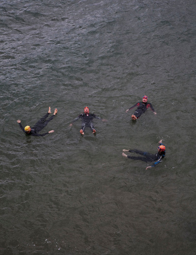 Images from my personal photography project A swim into the wild shot around Wales, UK.
