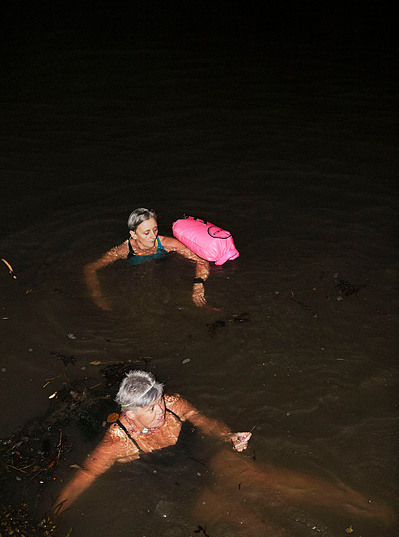 Images from my personal photography project A swim into the wild shot around Wales, UK.