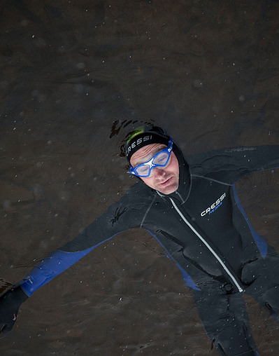 Images from my personal photography project A swim into the wild shot around Wales, UK.