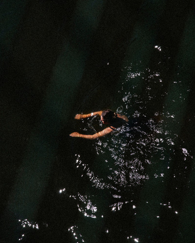 Images from my personal photography project A swim into the wild shot around Wales, UK.